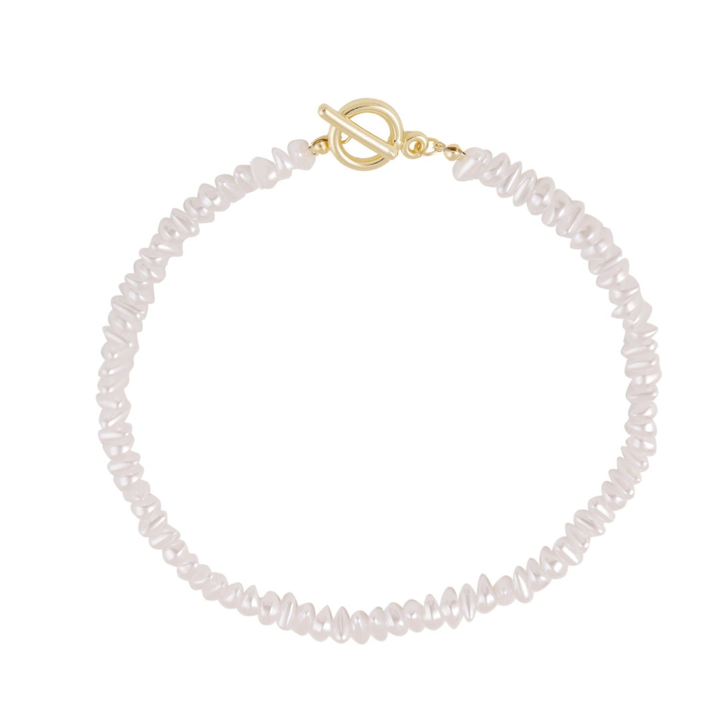 Multilayer Necklace Brooch Coin Natural Pearl Necklace