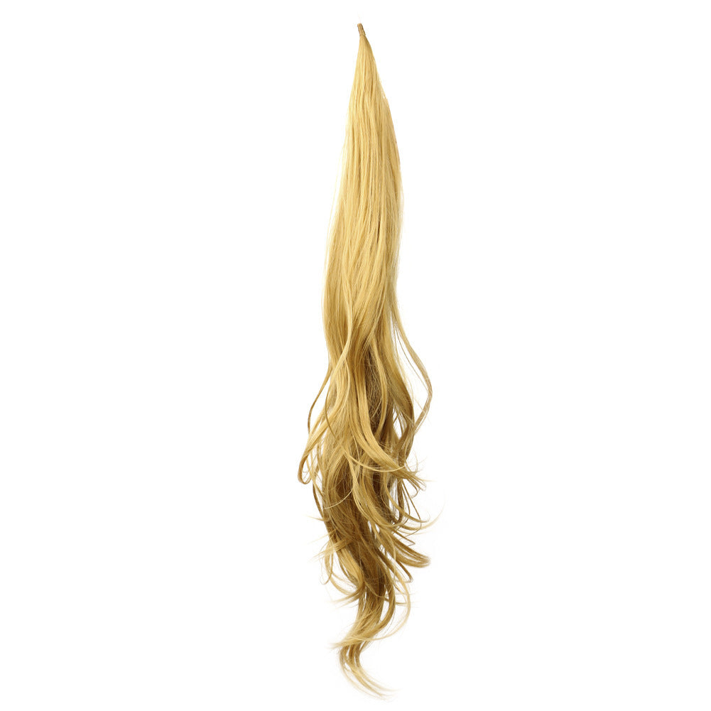 Natural Look Dook Human Wig Ponytail Wrap Wig
