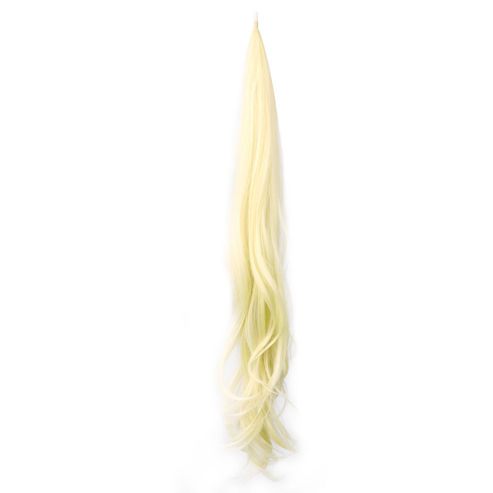 Natural Look Dook Human Wig Ponytail Wrap Wig