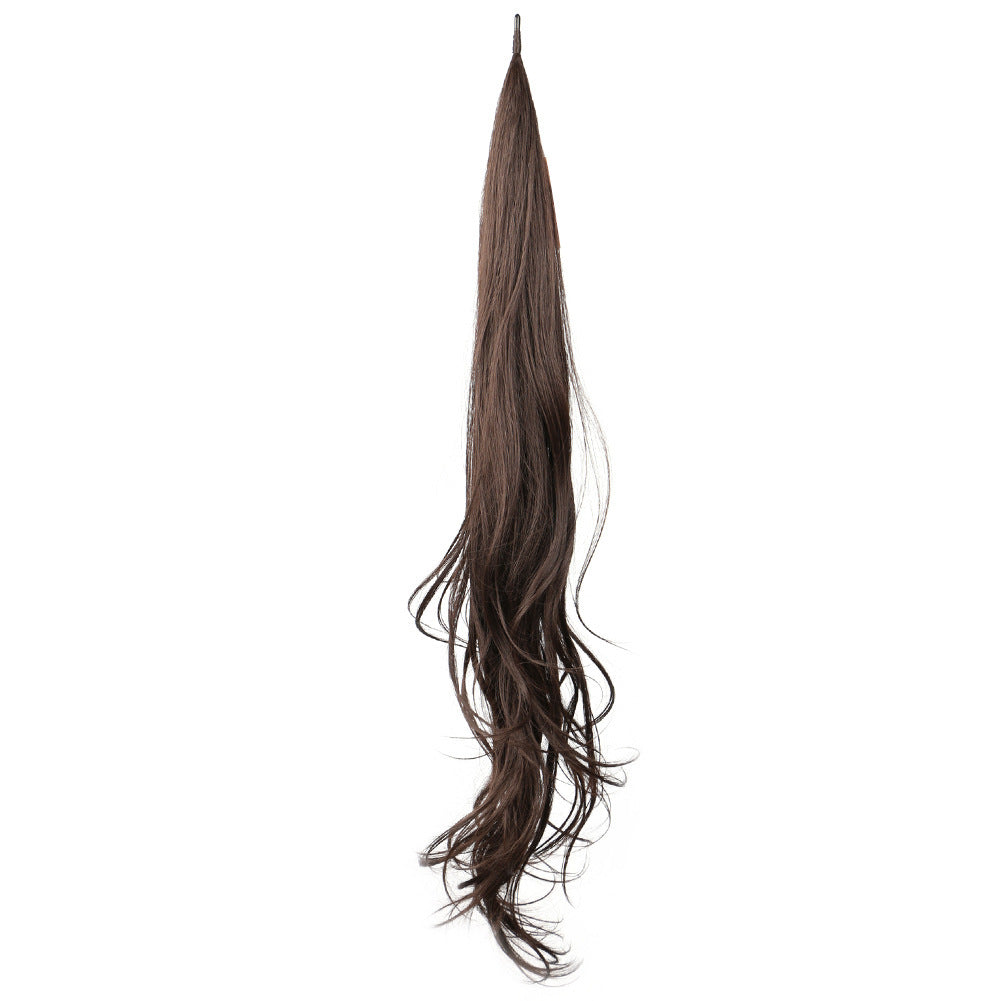 Natural Look Dook Human Wig Ponytail Wrap Wig